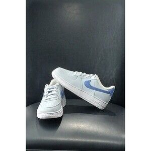 Nike Force 1 Low LV8. FN6970-423. Blue Tint/Polar White. Boys Sneakers 12.5C